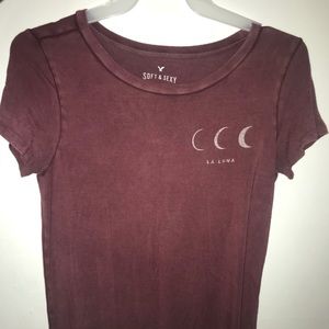 American eagle t-shirt, size M, “la luna”